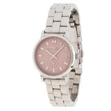 Marc Jacobs Baker Pink Dial Silver Steel Strap Watch for Women - MBM3280 Authentic Buy Shop Now