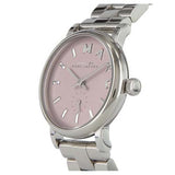 Marc Jacobs Baker Pink Dial Silver Steel Strap Watch for Women - MBM3283 Authentic Buy Shop Now