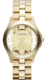 Marc Jacobs Henry Gold Dial Gold Steel Strap Watch for Women - MBM3292 Authentic Buy Shop Now