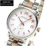 Marc Jacobs Baker White Dial Two Tone Steel Strap Watch for Women - MBM3331 Authentic Buy Shop Now