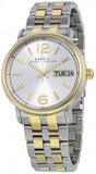 Marc Jacobs Fergus Silver Dial Two Tone Steel Strap Watch for Women - MBM3426 Authentic Buy Shop Now