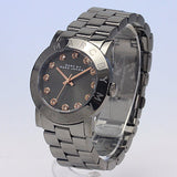 Marc Jacobs Rock Crystal Grey Dial Grey Steel Strap Watch for Women - MBM8596 Authentic Buy Shop Now