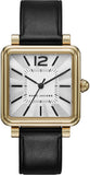 Marc Jacobs Vic Silver Dial Black Leather Strap Watch for Women - MJ1437 Authentic Buy Shop Now