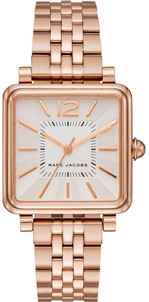 Marc Jacobs Vic Silver Dial Rose Gold Steel Strap Watch for Women - MJ3514 Authentic Buy Shop Now