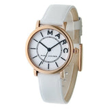 Marc Jacobs Roxy White Dial White Leather Strap Watch for Women - MJ1562 Authentic Buy Shop Now