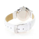 Daniel Wellington Classic Petite Bondi Black Dial White Leather Strap Watch For Women - DW00100284 Authentic Buy Shop Now