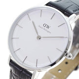 Daniel Wellington Classic Petite Reading White Dial Black Leather Strap Watch For Women - DW00100185 Authentic Buy Shop Now