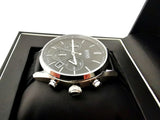 Hugo Boss Ambassador Chronograph Quartz Black Dial Black Leather Strap Watch For Men - HB1513194 Authentic Buy Shop Now