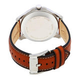 Fossil Grant Twist Multifunction Blue Dial Brown Leather Strap Watch for Men - ME1161 Authentic Buy Shop Now
