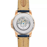Fossil Grant Mechanical Blue Dial Blue Leather Strap Watch for Men - ME3054 Authentic Buy Shop Now
