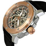 Fossil Modern Machine Automatic Skeleton Dial Black Leather Strap Watch for Men - ME3082 Authentic Buy Shop Now