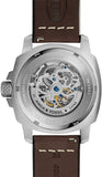 Fossil Modern Machine Automatic Skeleton White Dial Brown Leather Strap Watch for Women - ME3083 Authentic Buy Shop Now