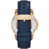 Fossil Grant Automatic Skeleton Blue Dial Blue Leather Strap Watch for Men - ME3102 Authentic Buy Shop Now