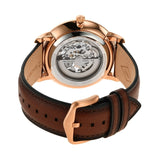 Fossil Neutra Automatic Skeleton Black Dial Brown Leather Strap Watch for Men - ME3195 Authentic Buy Shop Now