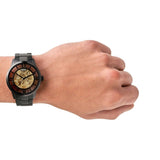 Fossil Townsman Automatic Skeleton Black Dial Black Steel Strap Watch for Men - ME3197 Authentic Buy Shop Now