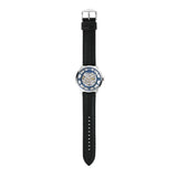 Fossil Townsman Automatic Skeleton Blue Dial Black Leather Strap Watch for Men - ME3200 Authentic Buy Shop Now