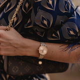 Daniel Wellington Petite Rose Gold Dial Rose Gold Mesh Bracelet Watch For Women - DW00100470 Authentic Buy Shop Now