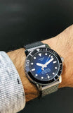 Tissot Seastar 1000 Powermatic 80 Blue Dial SIlver Mesh Bracelet Watch For Men - T120.407.11.041.02 Authentic Buy Shop Now