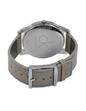 Calvin Klein City Silver Dial Grey Leather Strap Watch for Men - K2G211Q4 Authentic Buy Shop Now