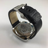 Diesel BAMF Chronograph Black Dial Black Leather Strap Watch For Men - DZ7345 Authentic Buy Shop Now