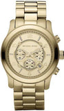 Michael Kors Runway Gold Dial Gold Steel Strap Watch for Men - MK8077 Authentic Buy Shop Now