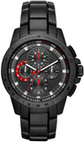 Michael Kors Ryker Chronograph Black Dial Black Steel Strap Watch For Men - MK8529 Authentic Buy Shop Now