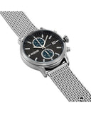 Maserati Epoca 42mm Black Dial Steel Silver Mesh Bracelet Watch For Men - R8873618003 Authentic Buy Shop Now