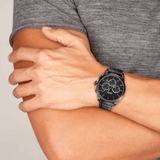 Hugo Boss Onyx Black Dial Black Leather Strap Watch for Men - 1513367 Authentic Buy Shop Now