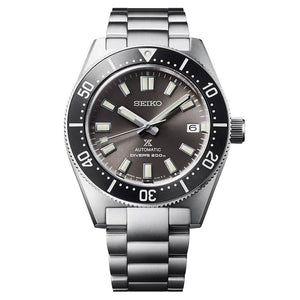 Seiko Prospex 1965 Modern Re Interpretation Automatic Black Dial Silver Steel Strap Watch For Men - SPB143J1 Authentic Buy Shop Now
