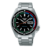 Seiko 5 Sports SKX Series Regatta Timer Retro Blue Dial Silver Steel Strap Watch For Men - SRPK13K1 Authentic Buy Shop Now