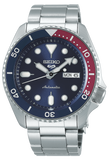 Seiko 5 Sports Automatic Blue Dial Silver Steel Strap Watch For Men - SRPD53K1 Authentic Buy Shop Now