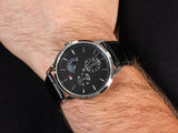 Tommy Hilfiger Brad Chronograph Black Dial Black Leather Strap Watch For Men - 1710391 Authentic Buy Shop Now