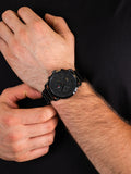 Tommy Hilfiger Briggs Black Dial Black Steel Strap Watch for Men - 1791423 Authentic Buy Shop Now