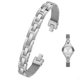 Emporio Armani Quartz Silver Dial Silver Steel Strap Watch For Women - AR7361 Authentic Buy Shop Now