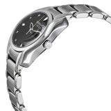 Tissot T Wave Black Dial Two Tone Steel Strap Watch For Women - T023.210.11.056.00 Authentic Buy Shop Now