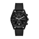 Michael Kors Accelerator Chronograph Black Dial Black Nylon Strap Watch for Men - MK9143 Authentic Buy Shop Now