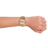 Michael Kors Runway Gold Dial Gold Steel Strap Watch for Women - MK5786 Authentic Buy Shop Now