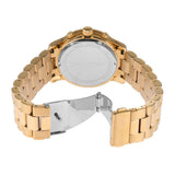 Michael Kors Runway Chronograph Gold Dial Gold Steel Strap Watch For Women - MK7323 Authentic Buy Shop Now