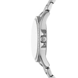 Michael Kors Kacie Three-Hand Gold Dial Silver Steel Strap Watch for Women - MK4854 Authentic Buy Shop Now