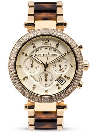 Michael Kors Parker Gold Dial Two Tone Steel Strap Watch for Women - MK5688 Authentic Buy Shop Now