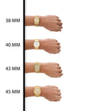 Michael Kors Lennox Chronograph White Dial Gold Steel Strap Watch For Men - MK9120 Authentic Buy Shop Now