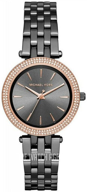 Michael Kors Darci Quartz Grey Dial Grey Steel Strap Watch For Women - MK3432 Authentic Buy Shop Now