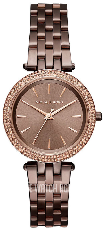 Michael Kors Darci Quartz Brown Dial Brown Steel Strap Watch For Women - MK3553 Authentic Buy Shop Now