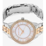 Michael Kors Lauryn Mother of Pearl Dial Two Tone Steel Strap Watch For Women - MK3979 Authentic Buy Shop Now