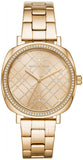 Michael Kors Nia Quartz Gold Dial Gold Steel Strap Watch For Women - MK3989 Authentic Buy Shop Now