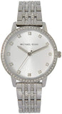 Michael Kors Melissa Quartz Silver Dial Silver Steel Strap Watch for Women - MK4367 Authentic Buy Shop Now