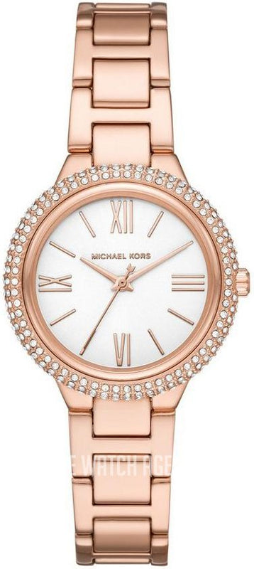 Michael Kors Taryn Quartz White Dial Rose Gold Steel Strap Watch For Women - MK4460 Authentic Buy Shop Now