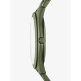 Michael Kors Slim Runway Green Dial Green Steel Strap Watch for Women - MK4526 Authentic Buy Shop Now