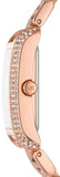 Michael Kors Emery Three-Hand Crystals Silver Dial Rose Gold Steel Strap Watch for Women - MK4641 Authentic Buy Shop Now
