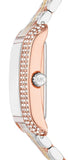 Michael Kors Emery Three-Hand White Dial Two Tone Steel Strap Watch for Women - MK4744 Authentic Buy Shop Now